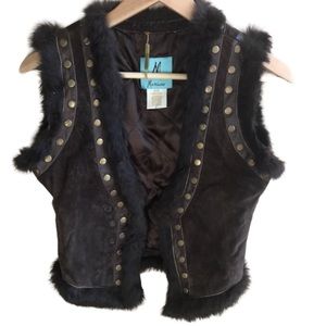 MARCIANO vest w/fasteners BUY NOW or bundle w/more items VINTAGE urbancowgirl